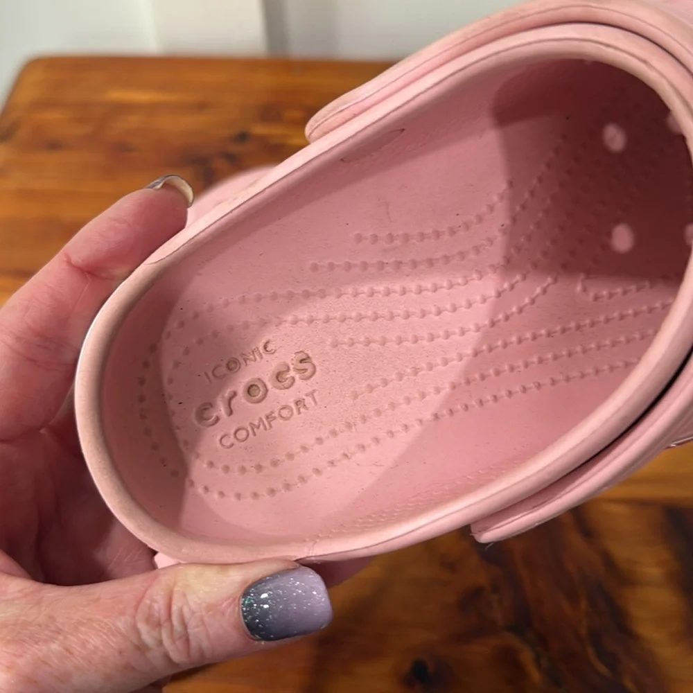Crocs Kids' Bayaband Pink Clogs